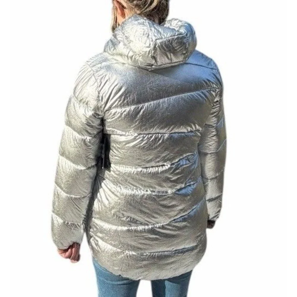 Under Armour Girl's Longer Prime Puffer Jacket Pockets Hood Snow ski winter